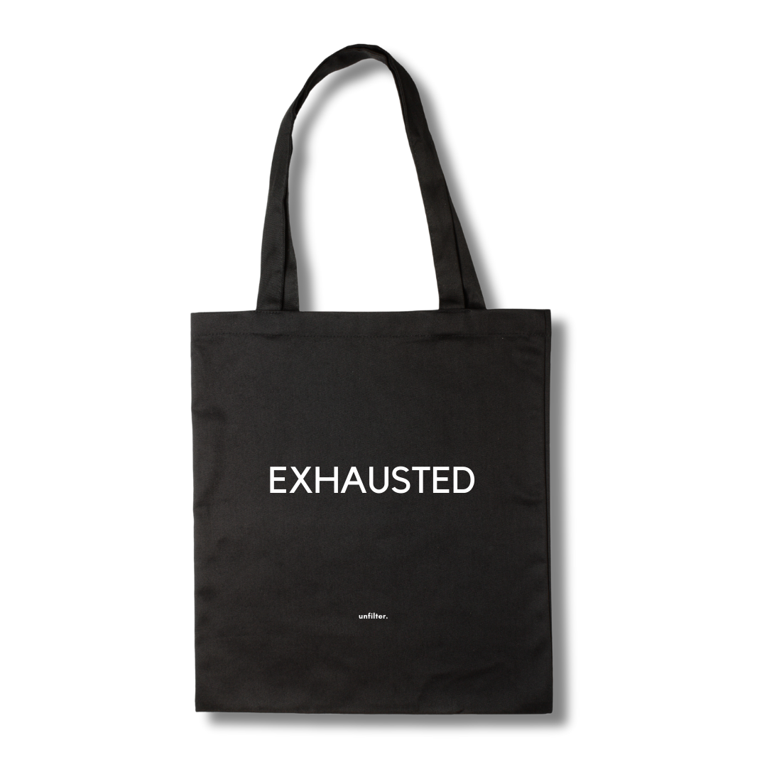 Exhausted Tote Bag