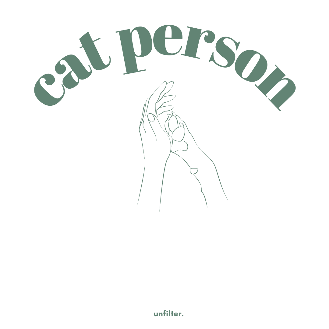 Cat person white Tote Bag