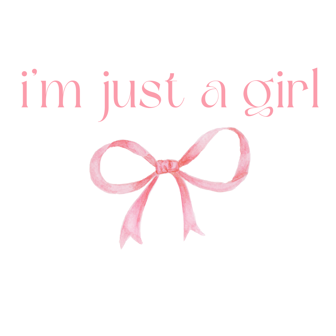 I'm just a girl Crop top