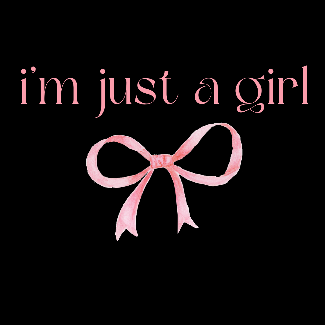I'm just a girl Crop top