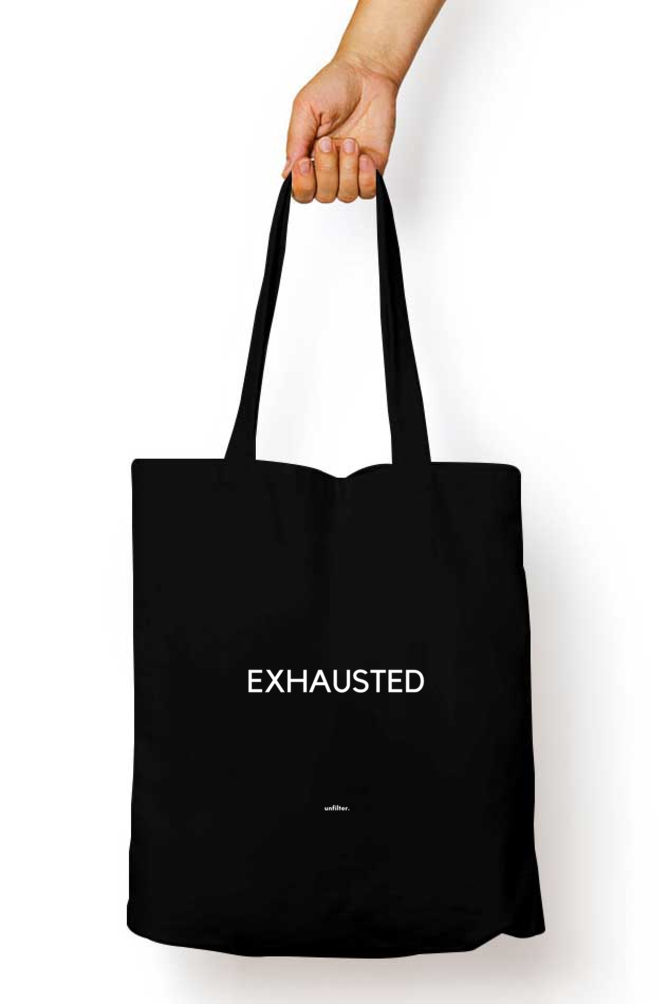 Exhausted Tote Bag